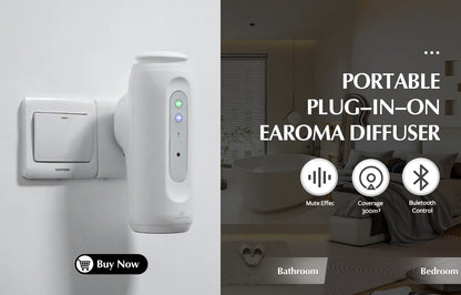 Namste 300m³ Room Fragrance Battery Aroma Diffuser Perfume Electric Aromatic Oasis Electric Smell Home Bluetooth Air Freshener