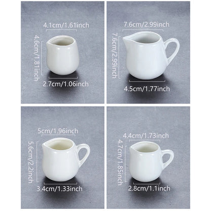 Ceramic Sugar Creamer Pitcher | Milk Pot & Coffee Tableware