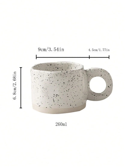 Ceramic Coffee Mug 260ml | Latte, Tea & Cappuccino Cup for Home & Cafe