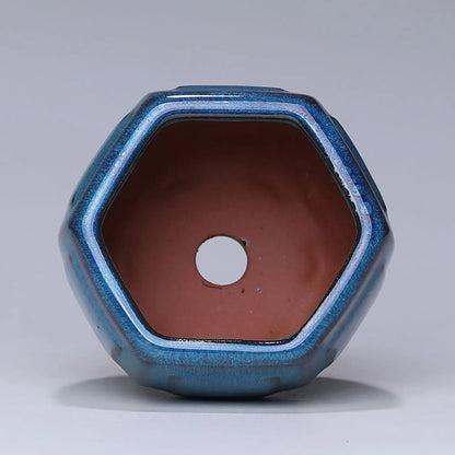 Ceramic Garden Planter Pot with Drainage Hole – Indoor Plant Pot for Balcony, Living Room & Bedroom Decor