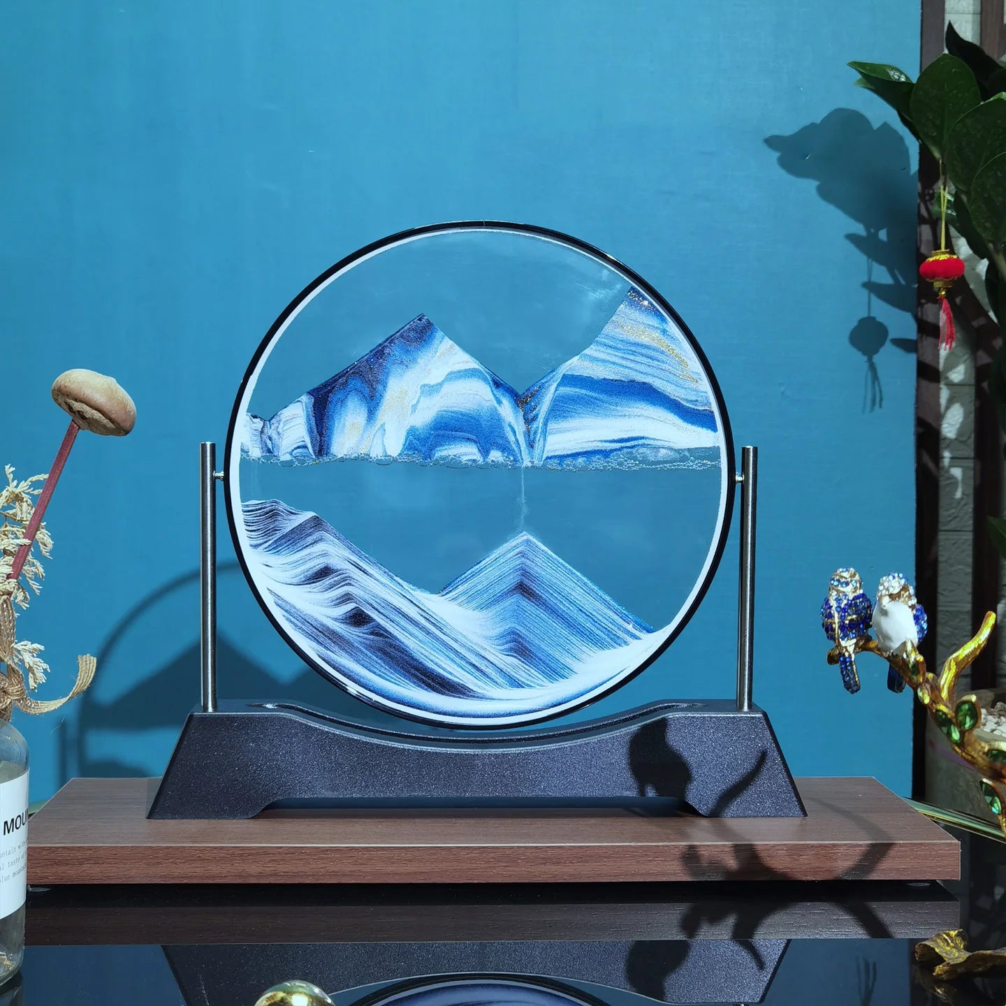Rotatable Sand Art Picture | 3D Moving Sandscape Hourglass Home Decor
