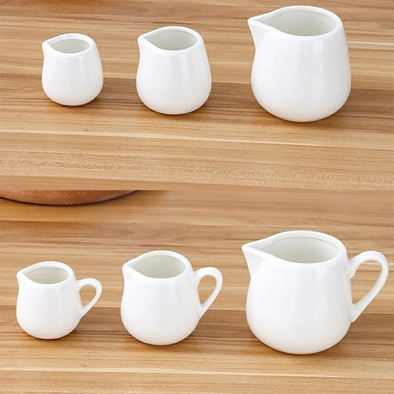 Ceramic Sugar Creamer Pitcher | Milk Pot & Coffee Tableware