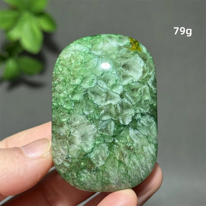 Natural Green Agate Crystal Specimen | Meditation Gem Home Decor