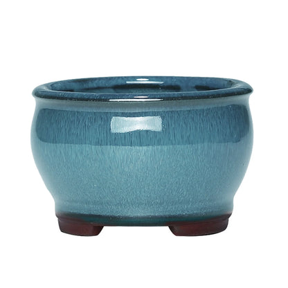 Ceramic Garden Planter Pot with Drainage Hole | Indoor Flower, Cactus & Herb Pot