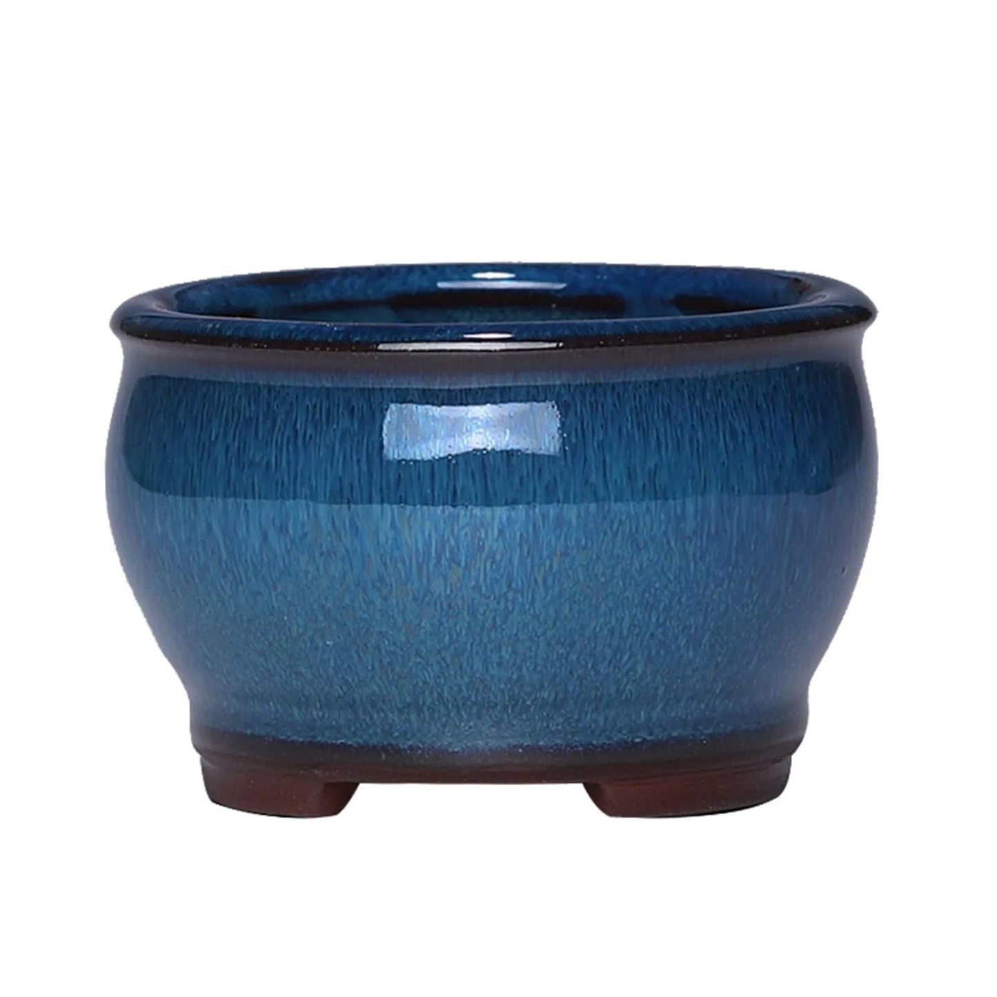 Ceramic Succulent Flower Pot with Drainage Hole – Indoor & Outdoor Planter for Windowsills, Shelves, Gardens & Patios