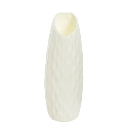 Plastic Imitation Ceramic Flower Vase – Modern Home & Garden Table Decor | Wedding, Party & Bonsai Pot DIY Gift