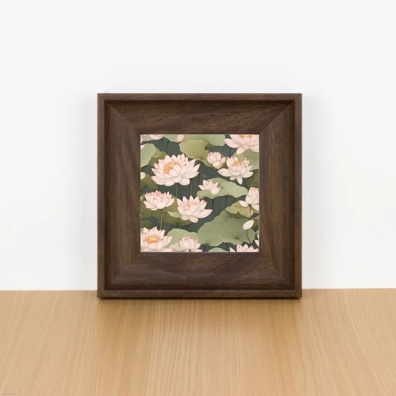 Square Picture Frame | 5x5 6x6 7x7 8x8 10x10 Inches | 4cm Wide Border | Tabletop & Wall-Mountable Photo Frame