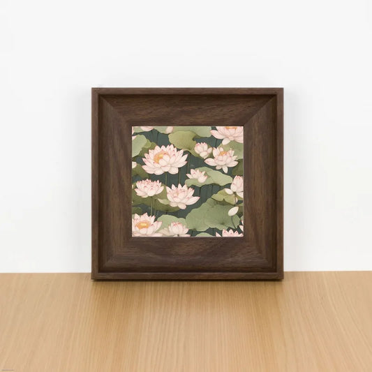 Square Picture Frame | 5x5 6x6 7x7 8x8 10x10 Inches | 4cm Wide Border | Tabletop & Wall-Mountable Photo Frame