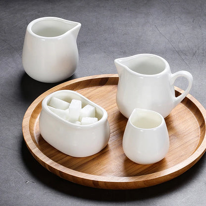 Ceramic Sugar Creamer Pitcher | Milk Pot & Coffee Tableware