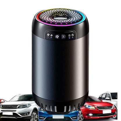 LED Car Air Freshener | Battery Powered Aromatherapy Diffuser with Light