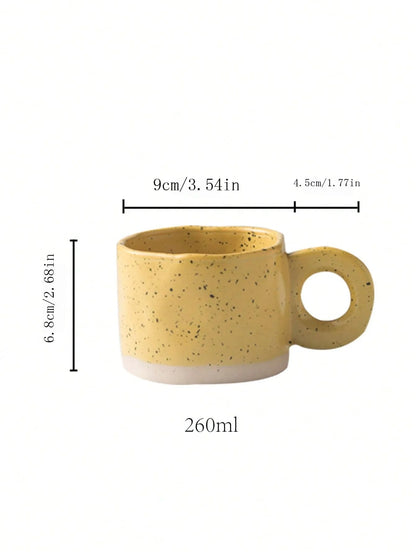 Ceramic Coffee Mug 260ml | Latte, Tea & Cappuccino Cup for Home & Cafe