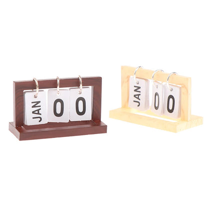 1:12 Dollhouse Miniature Desk Calendar – Wooden Home Decor Toy | Doll House Accessories & Room Ornament