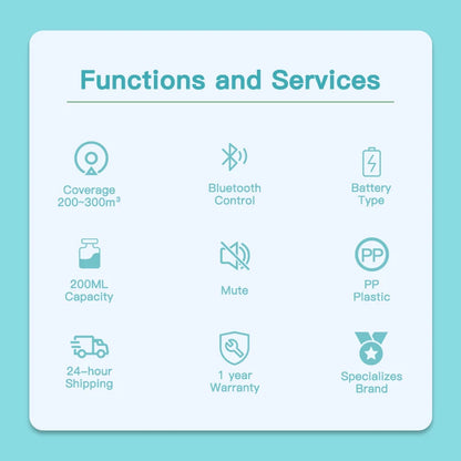 Namste 300m³ Room Fragrance Battery Aroma Diffuser Perfume Electric Aromatic Oasis Electric Smell Home Bluetooth Air Freshener