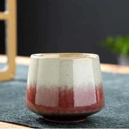 Vintage Ceramic Tea & Coffee Cup | Rustic Coarse Pottery Stove Cup
