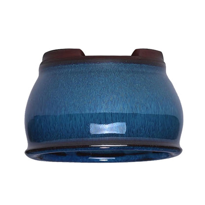 Ceramic Succulent Flower Pot with Drainage Hole – Indoor & Outdoor Planter for Windowsills, Shelves, Gardens & Patios