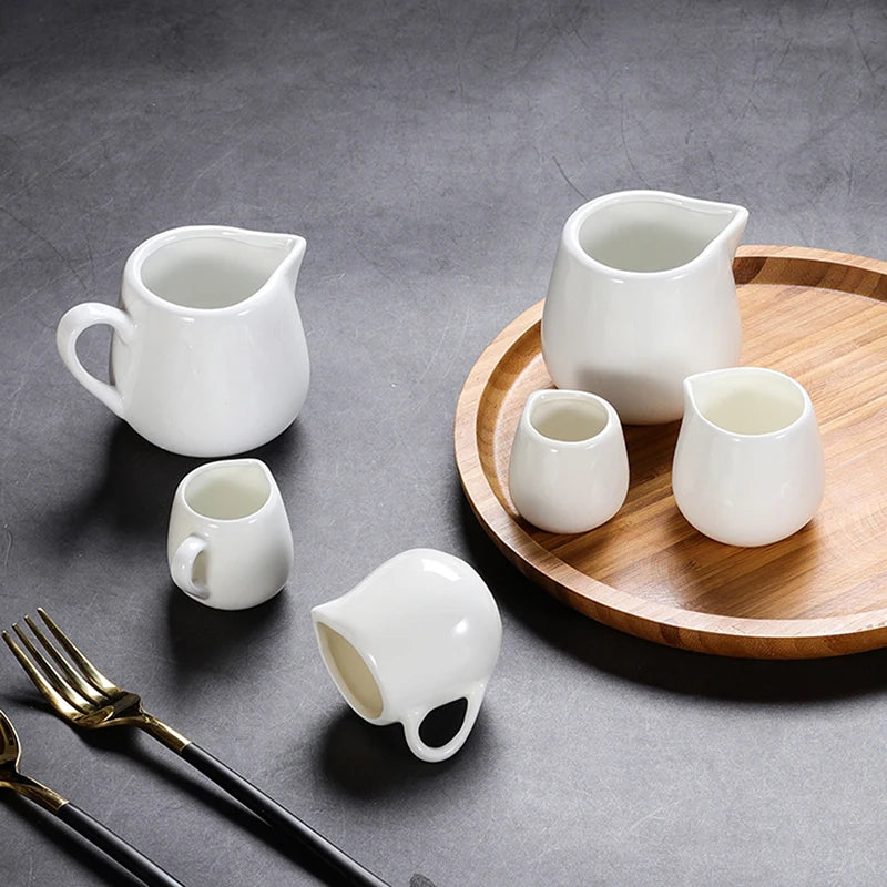 Ceramic Sugar Creamer Pitcher | Milk Pot & Coffee Tableware