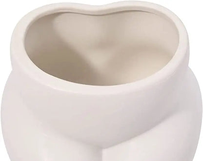 Ceramic Leg Vase – Body Art Decorative Flower Pot | Hydroponic Succulent Planter & Living Room Decor