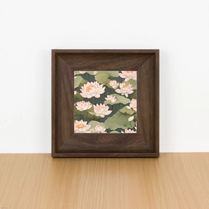 Square Picture Frame | 5x5 6x6 7x7 8x8 10x10 Inches | 4cm Wide Border | Tabletop & Wall-Mountable Photo Frame