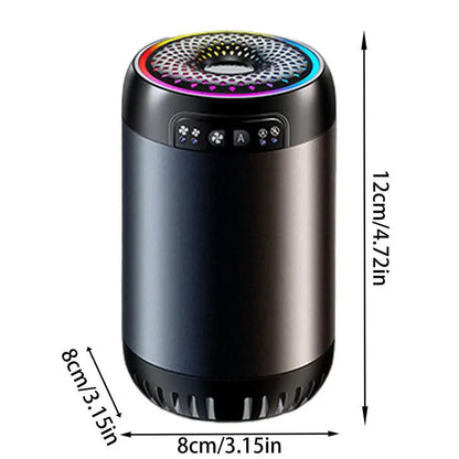 LED Car Air Freshener | Battery Powered Aromatherapy Diffuser with Light