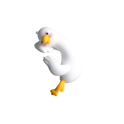 Cute 3D Mini Resin Duck Figurine – Cartoon Animal Desk Decor | Car Dashboard Ornament & Gift Idea
