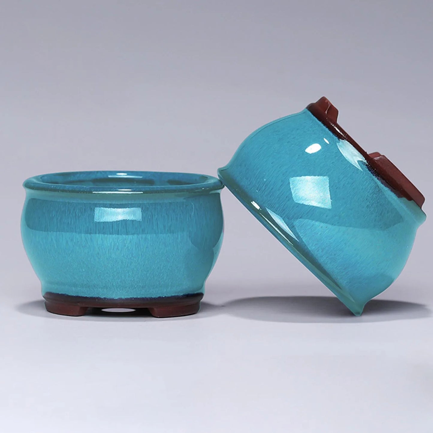 Ceramic Succulent Flower Pot with Drainage Hole – Indoor & Outdoor Planter for Windowsills, Shelves, Gardens & Patios